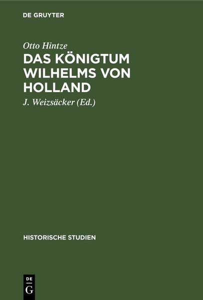 Produktbild: Das K&ouml;nigtum Wilhelms von Holland