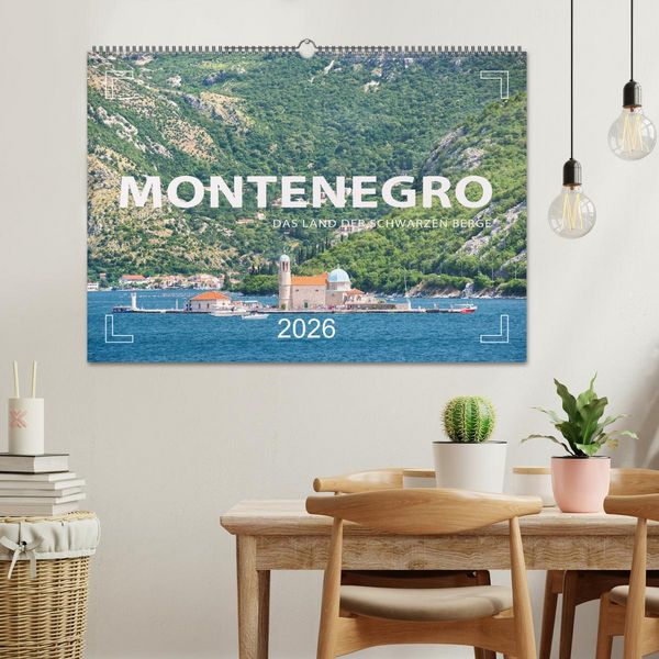 Produktbild: Montenegro - Das Land der schwarzen Berge (Wandkalender 2026 DIN A2 quer), CALVENDO Monatskalender