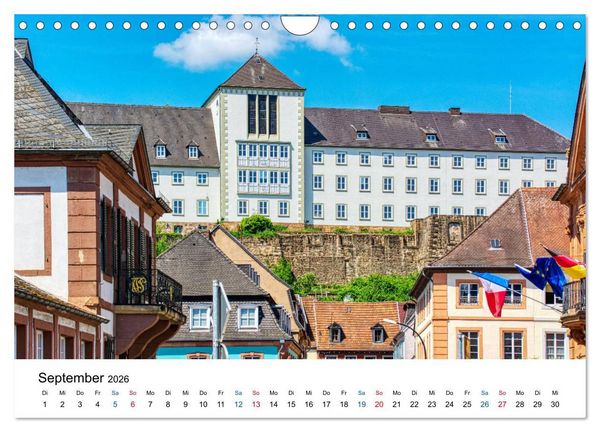 Produktbild: Blieskastel - Die charmante Barockstadt (Wandkalender 2026 DIN A4 quer), CALVENDO Monatskalender
