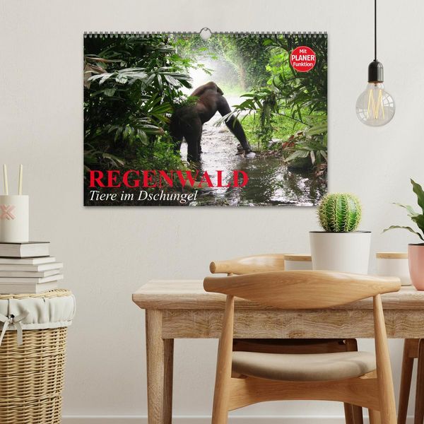 Produktbild: Regenwald. Tiere im Dschungel (Wandkalender 2026 DIN A3 quer), CALVENDO Monatskalender