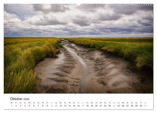 Produktbild: Eiderstedt Impressionen (hochwertiger Premium Wandkalender 2026 DIN A2 quer), Kunstdruck in Hochglanz