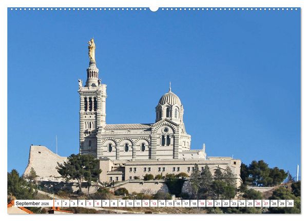 Produktbild: Marseille vom Frankfurter Taxifahrer Petrus Bodenstaff (hochwertiger Premium Wandkalender 2026 DIN A2 quer), Kunstdruck in Hochglanz