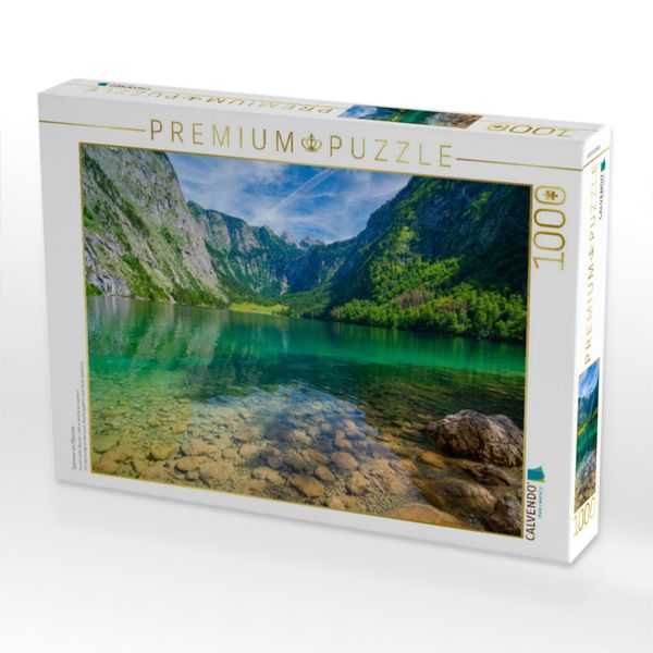 Produktbild: CALVENDO Puzzle Sommer am Obersee | 1000 Teile Lege-Gr&ouml;&szlig;e 64x48cm Foto-Puzzle f&uuml;r gl&uuml;ckliche Stunden
