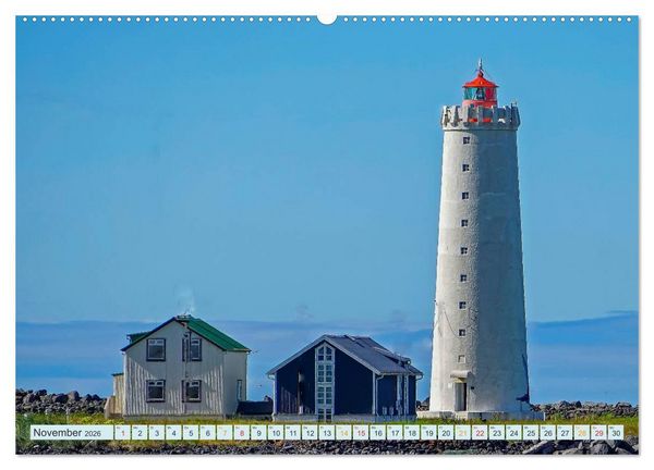 Produktbild: Leuchtt&uuml;rme - maritime Wegweiser weltweit (Wandkalender 2026 DIN A2 quer), CALVENDO Monatskalender