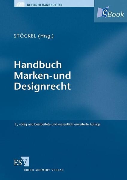 Produktbild: Handbuch Marken- und Designrecht