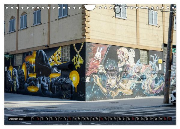 Produktbild: NYC Street Art (Wall Calendar 2026 DIN A4 landscape), CALVENDO 12 Month Wall Calendar