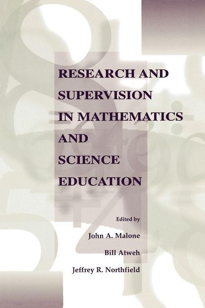 Produktbild: Research and Supervision in Mathematics and Science Education