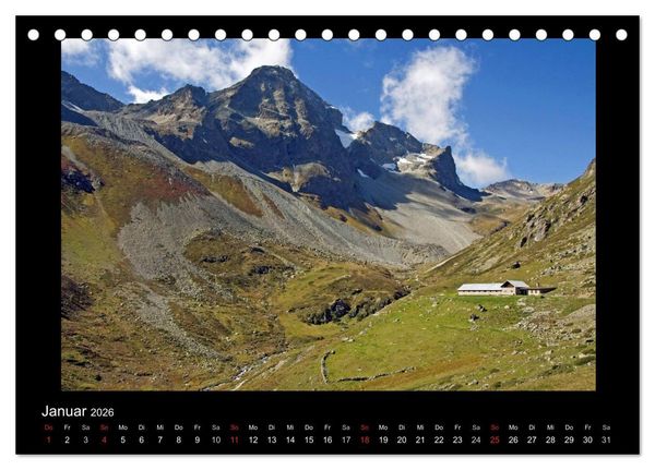Produktbild: Oberengadin (Tischkalender 2026 DIN A5 quer), CALVENDO Monatskalender