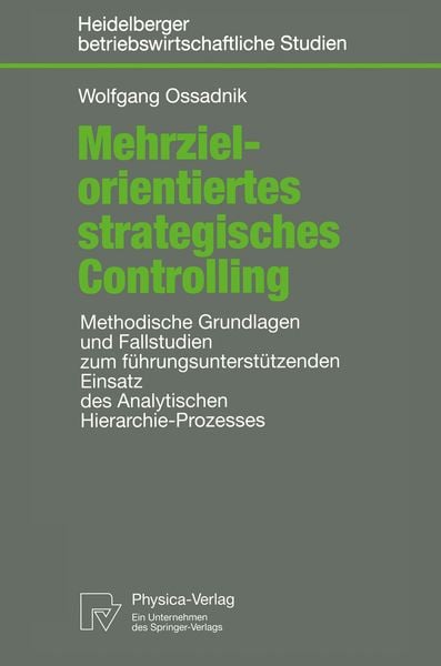 Produktbild: Mehrzielorientiertes strategisches Controlling