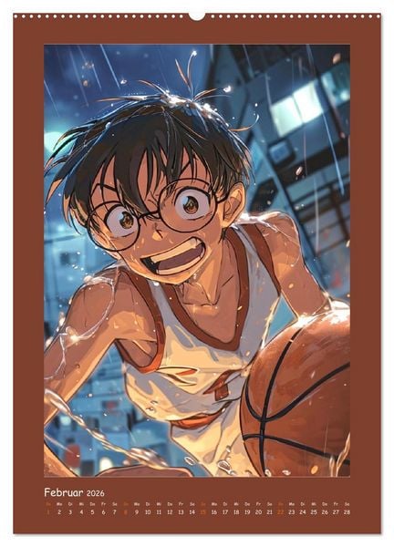 Produktbild: Anime Kids. Outdoor Kinderspa&szlig; und Sport (hochwertiger Premium Wandkalender 2026 DIN A2 hoch), Kunstdruck in Hochglanz