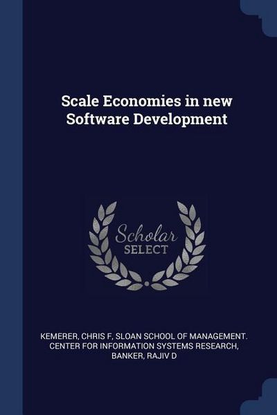 Produktbild: Scale Economies in new Software Development