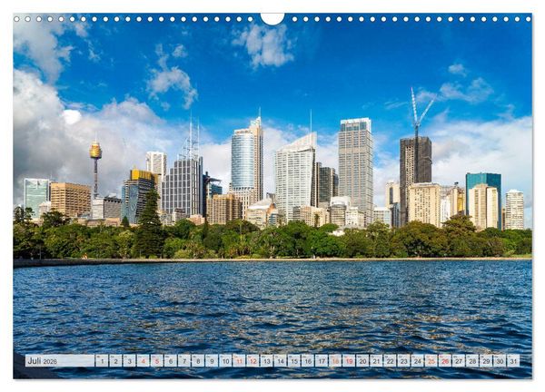 Produktbild: Australien Metropolen (Wandkalender 2026 DIN A3 quer), CALVENDO Monatskalender