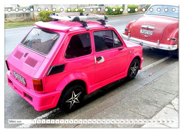 Produktbild: Best of Polski Fiat 126p (Tischkalender 2026 DIN A5 quer), CALVENDO Monatskalender
