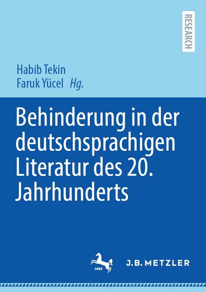 Produktbild: Behinderung in der deutschsprachigen Literatur des 20. Jahrhunderts