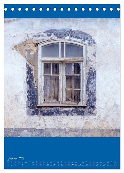 Produktbild: Alte Fenster (Tischkalender 2026 DIN A5 hoch), CALVENDO Monatskalender
