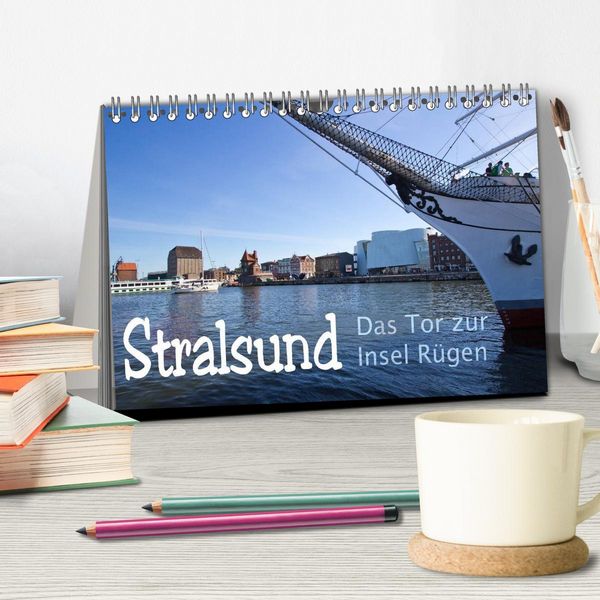Produktbild: Stralsund. Das Tor zur Insel R&uuml;gen (Tischkalender 2026 DIN A5 quer), CALVENDO Monatskalender
