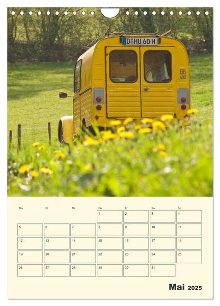 Produktbild: Citro&euml;n 2CV - Lebensart Ente (Wandkalender 2025 DIN A4 hoch), CALVENDO Monatskalender