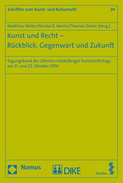 Produktbild: Kunst und Recht - R&uuml;ckblick, Gegenwart und Zukunft