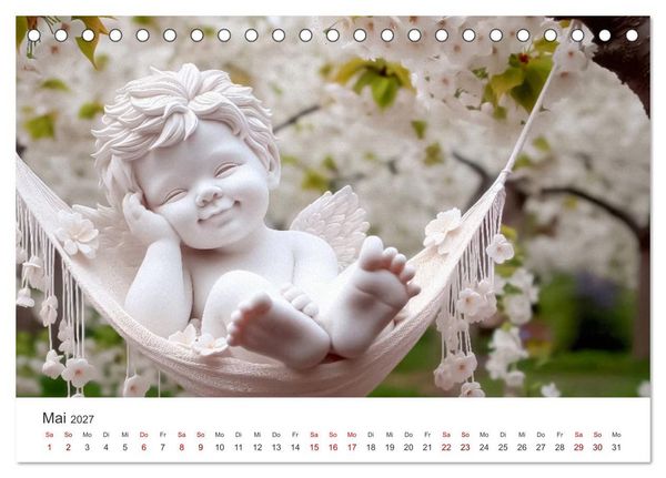 Produktbild: Niedliche Putten (Tischkalender 2027 DIN A5 quer), CALVENDO Monatskalender