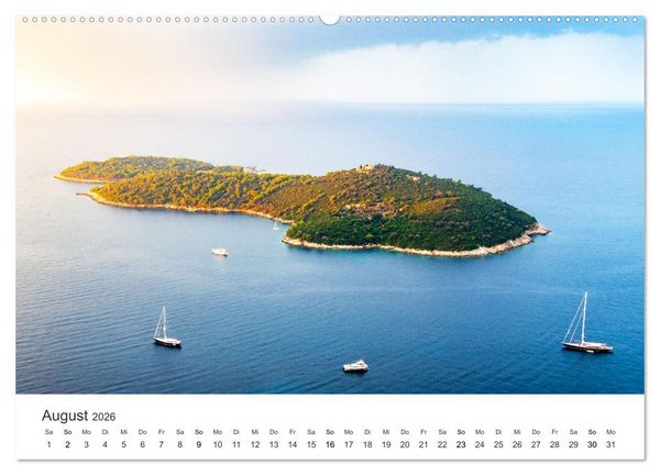 Produktbild: Malerisches Kroatien (Wandkalender 2026 DIN A2 quer), CALVENDO Monatskalender