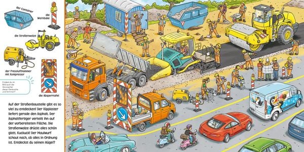 Produktbild: H&ouml;r mal (Soundbuch): Wimmelbuch: Baustelle