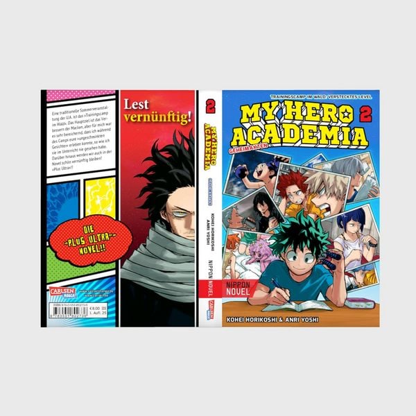 Produktbild: My Hero Academia Nippon Novel 2: My Hero Academia Novel 2 - Trainingscamp im Wald: Verstecktes Level
