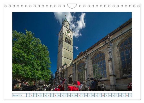 Produktbild: &Uuml;berlingen am sch&ouml;nen Bodensee (Wandkalender 2026 DIN A4 quer), CALVENDO Monatskalender