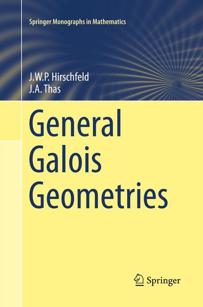Produktbild: General Galois Geometries