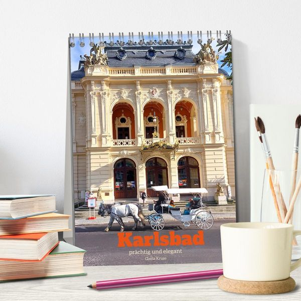 Produktbild: Karlsbad - pr&auml;chtig und elegant (Tischkalender 2026 DIN A5 hoch), CALVENDO Monatskalender