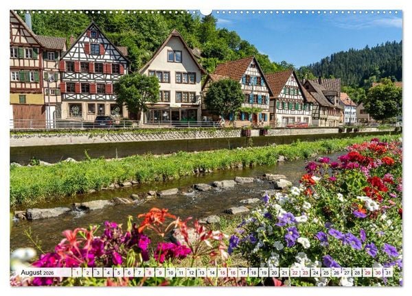 Produktbild: Urlaubsregion Schwarzwald (Wandkalender 2026 DIN A2 quer), CALVENDO Monatskalender