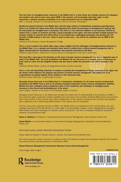 Produktbild: Managing Human Resources in the Middle-East