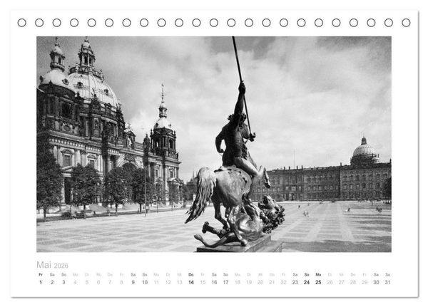 Produktbild: Berliner Stadtschlo&szlig; - Kultur und Architektur (Tischkalender 2026 DIN A5 quer), CALVENDO Monatskalender
