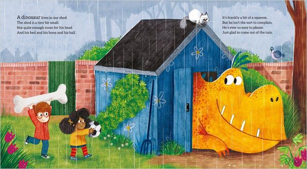 Produktbild: A Dinosaur Lives in Our Shed (HB)
