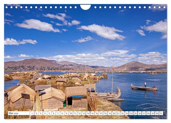 Produktbild: Vielf&auml;ltiges Peru (Wandkalender 2026 DIN A4 quer), CALVENDO Monatskalender