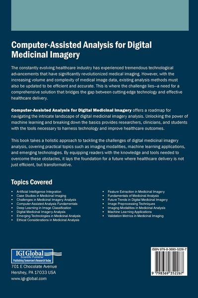 Produktbild: Computer-Assisted Analysis for Digital Medicinal Imagery
