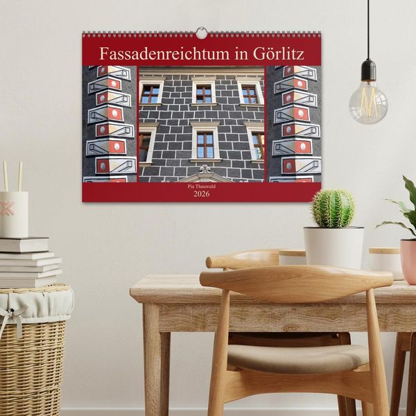 Produktbild: Fassadenreichtum in G&ouml;rlitz (Wandkalender 2026 DIN A3 quer), CALVENDO Monatskalender