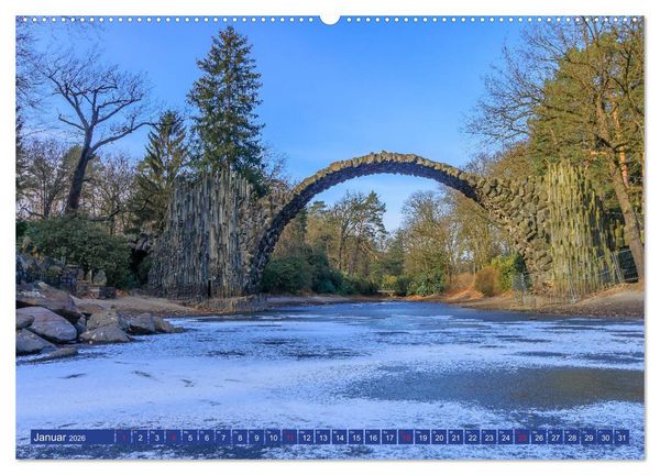 Produktbild: Parkgemeinde Kromlau (Wandkalender 2026 DIN A2 quer), CALVENDO Monatskalender