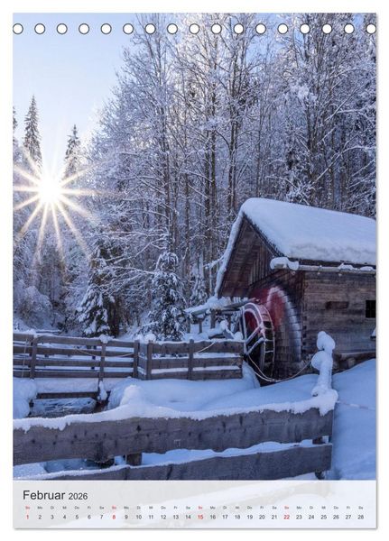 Produktbild: M&uuml;hlbach am Hochk&ouml;nig (Tischkalender 2026 DIN A5 hoch), CALVENDO Monatskalender