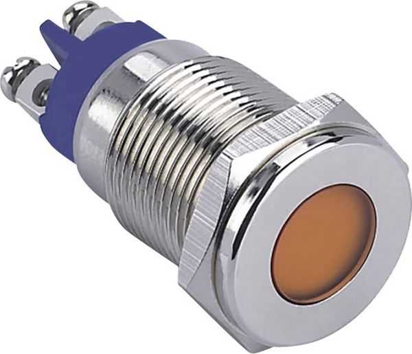 Produktbild: TRU Components GQ16F-D/R/12V/N LED-Signalleuchte Rot 12 V/DC