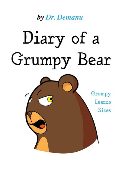 Produktbild: Grumpy Learns Sizes (Diary of a Grumpy Bear, #3)
