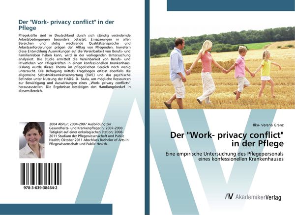 Produktbild: Der "Work- privacy conflict" in der Pflege
