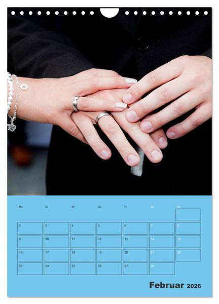 Produktbild: Hochzeitsfeeling (Wandkalender 2026 DIN A4 hoch), CALVENDO Monatskalender