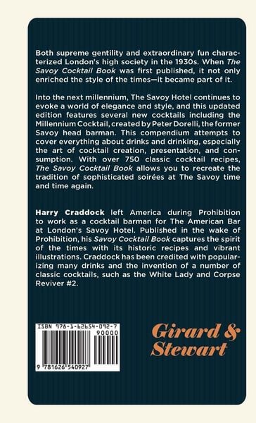Produktbild: The Savoy Cocktail Book