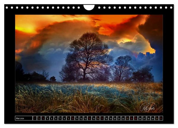 Produktbild: Zwischenwelten, Zeiten zwischen Tag und Nacht (Wandkalender 2026 DIN A4 quer), CALVENDO Monatskalender