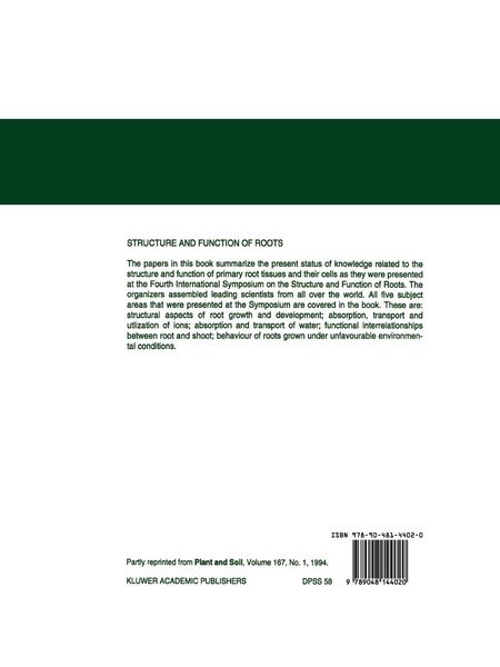 Produktbild: Structure and Function of Roots