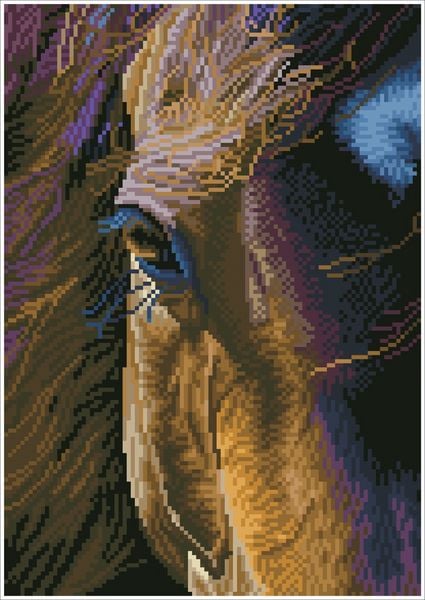 DIAMOND DOTZ - Diamond Painting Pferd braun