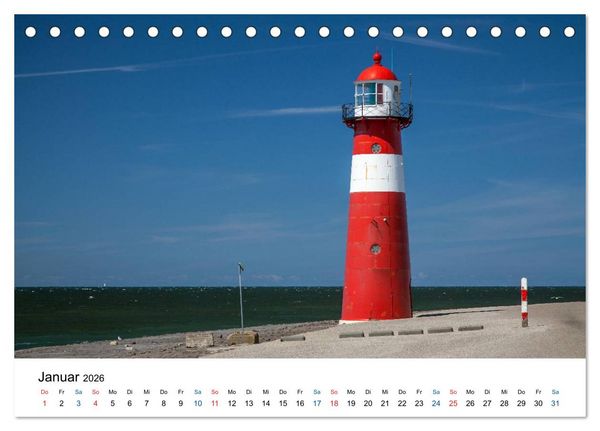 Produktbild: Seeland - Impressionen aus dem S&uuml;dwesten der Niederlande (Tischkalender 2026 DIN A5 quer), CALVENDO Monatskalender
