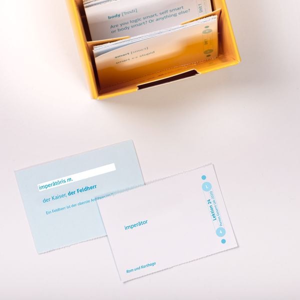 Produktbild: Pontes 1 - Vokabel-Lernbox zum Schulbuch