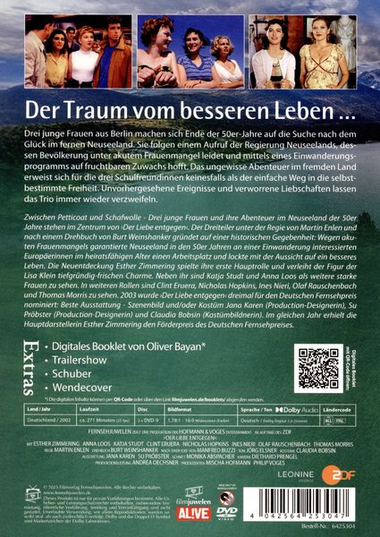 Produktbild: Der Liebe entgegen - Der komplette Dreiteiler (Fernsehjuwelen) [2 DVDs]