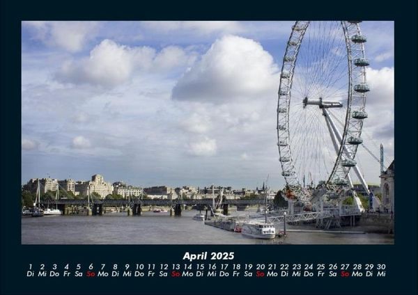 Produktbild: London 2025 Fotokalender DIN A4